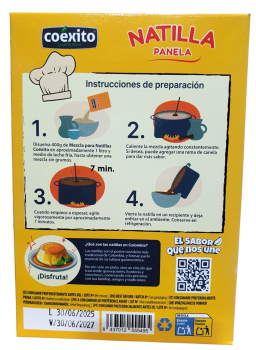 COEXTO Mezcla Lista para Natilla con Panela 400g - Puddingmischung Natilla