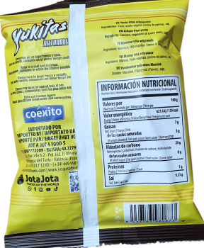 YUKITAS SNACK BOLSA 28G COEXITO