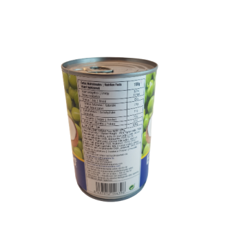 GUANDULES VERDES CON COCO PLEBEYO LATA 425gr