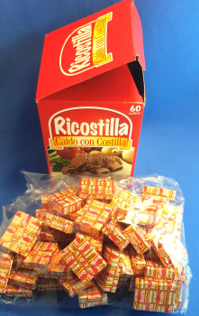 RICOSTILLA BROTH WITH RIBS DISPLAY 18 CUBES