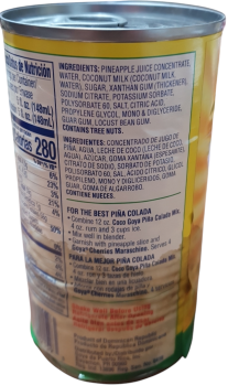 GOYA PIÑA COLADA MIX 355 ml Dose
