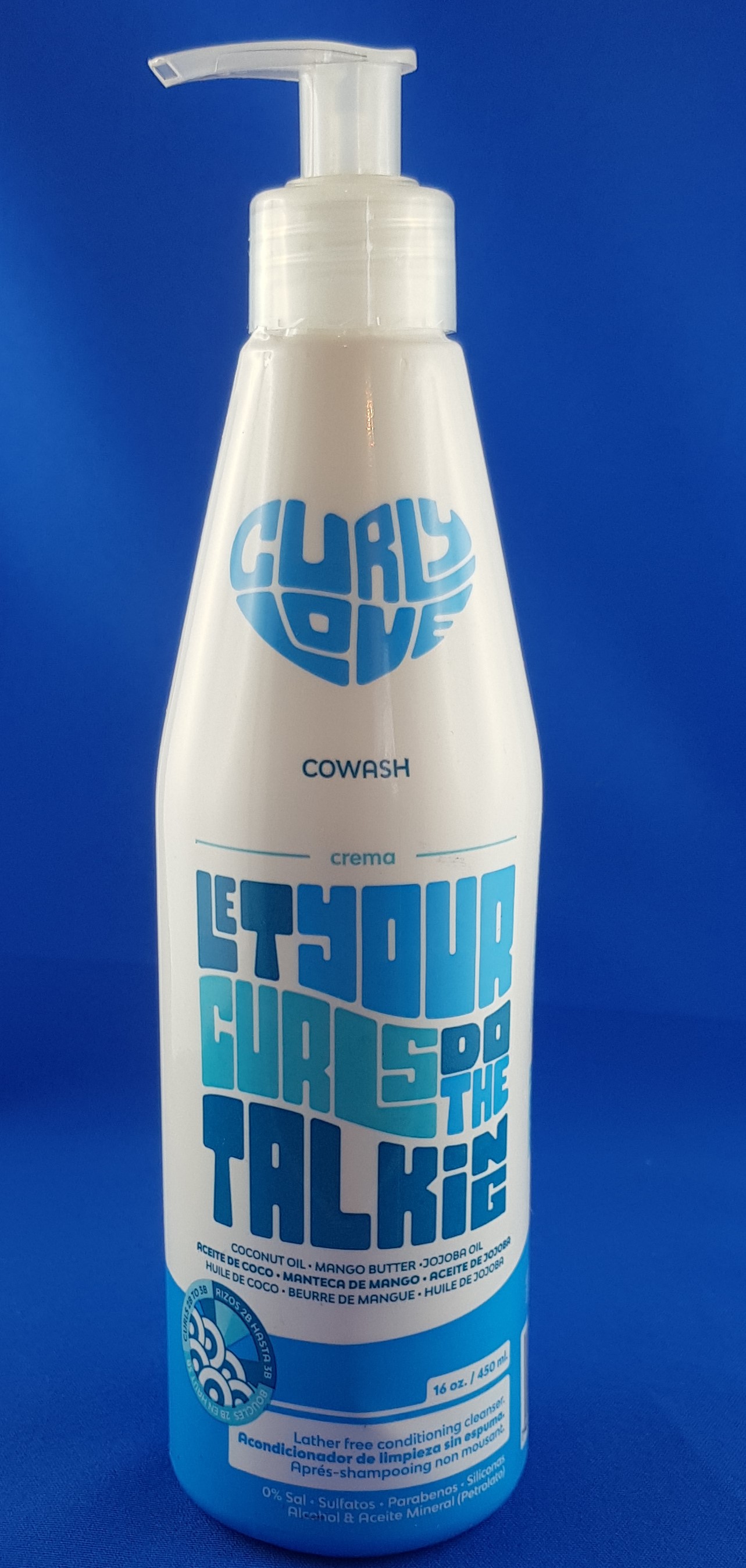 Cowash Shampoo Curly Love16 oz (450ml) Variedades Latinas