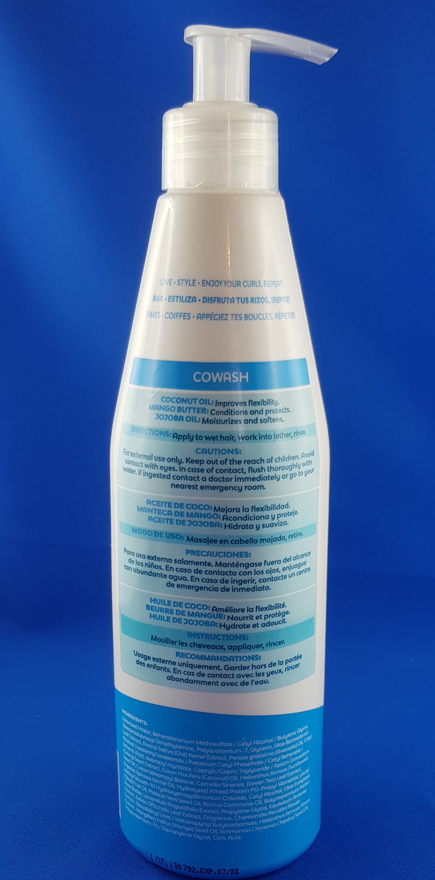 Cowash Shampoo Curly Love16 oz (450ml) Variedades Latinas