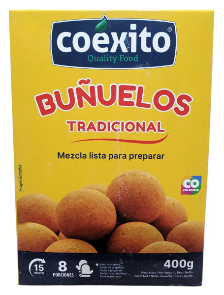COEXITO Mescla Lista Para Buñuelos en Caja - Fertigmischunf für Buñuelos 400gr