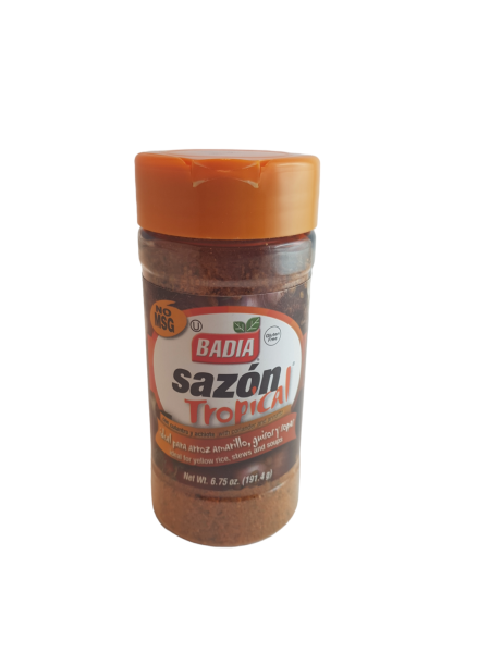 BADIA SAZÓN TROPICAL WITH CORIANDER & ANNATTO  6.75 OZ (191.4 G)