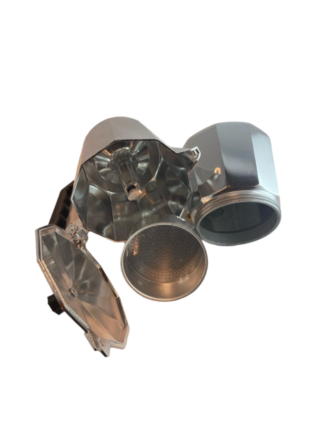 Cafetera para 9 Tasas de cafés 450ml en aluminio
