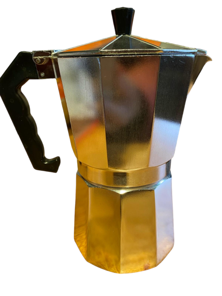 Cafetera para 9 Tasas de cafés 450ml en aluminio