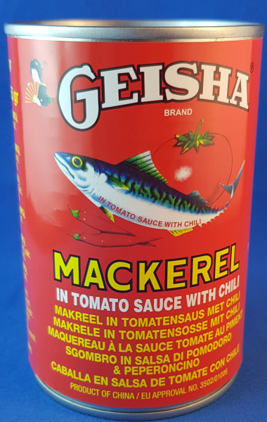 GEISHA-SARDINA EN SALSA DE TOMATE PICANTE  425 G
