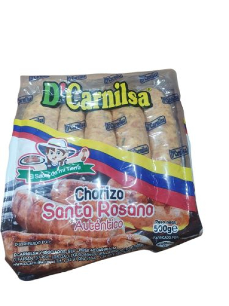 CHORIZO MEDIANO Santo Rosano 5UD 500 gr