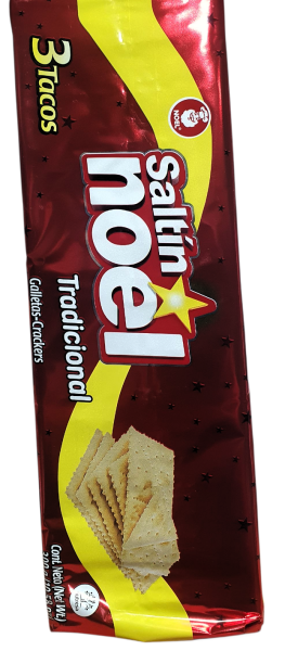 Galletas Saltin 3 Tacos 300gr Noel - Saltín-Kekse 3 Tacos, salzig und knusprig