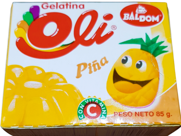 Gelatina Piña /Ananas-Gelee 85g OLI - Baldom