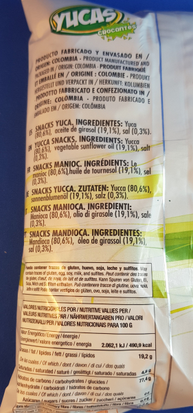 Yuca Frita Gourmet Latino 65 gr